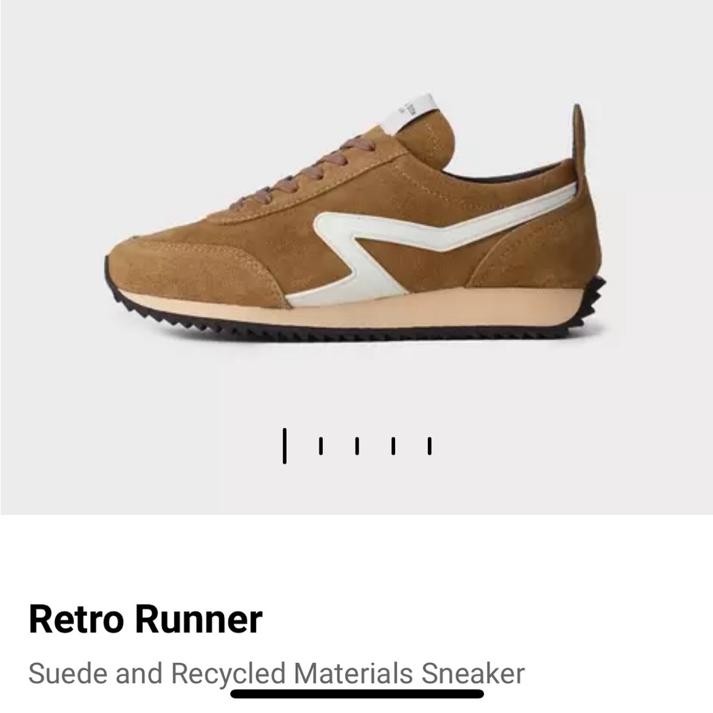 Tan/Brown Rag& Bone Retro Runner sneakers size 36.5 (fits 7W)